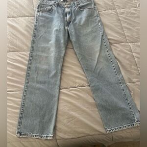 Levi's Light Blue 505 Regular Fit Men's Jeans Size 36X30